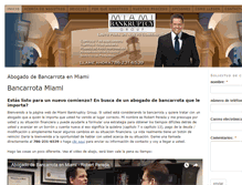 Tablet Screenshot of miamibancarrota.net